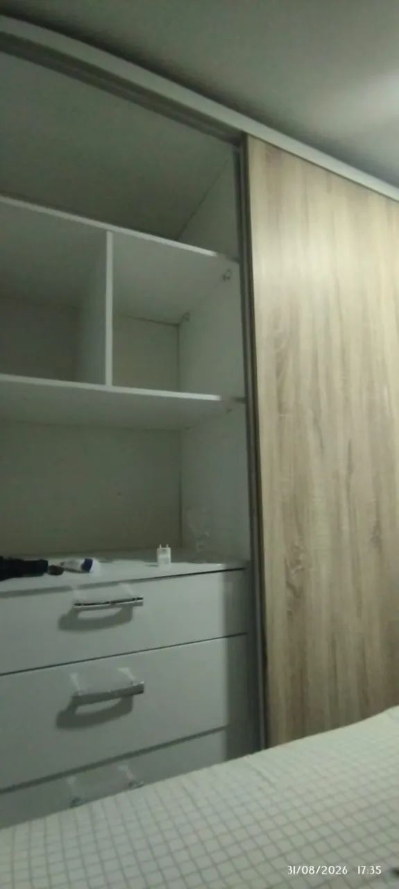 Guarda roupa em bloco 15 (material excelente melhor que mdf) - Foto 2