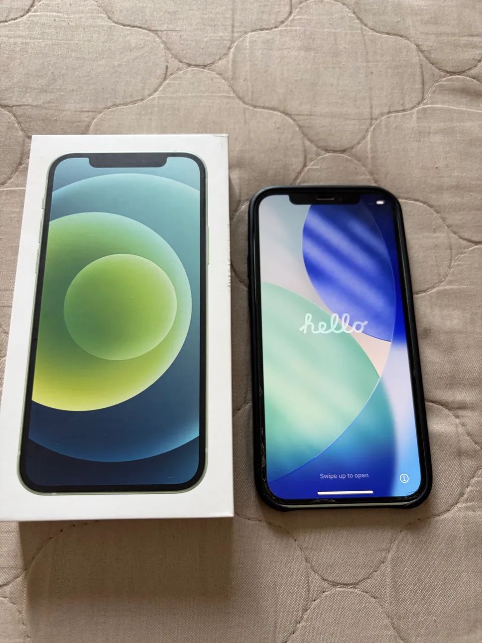 iPhone 12 64GB Verde | Sem Trincas | Caixa | Face ID OK