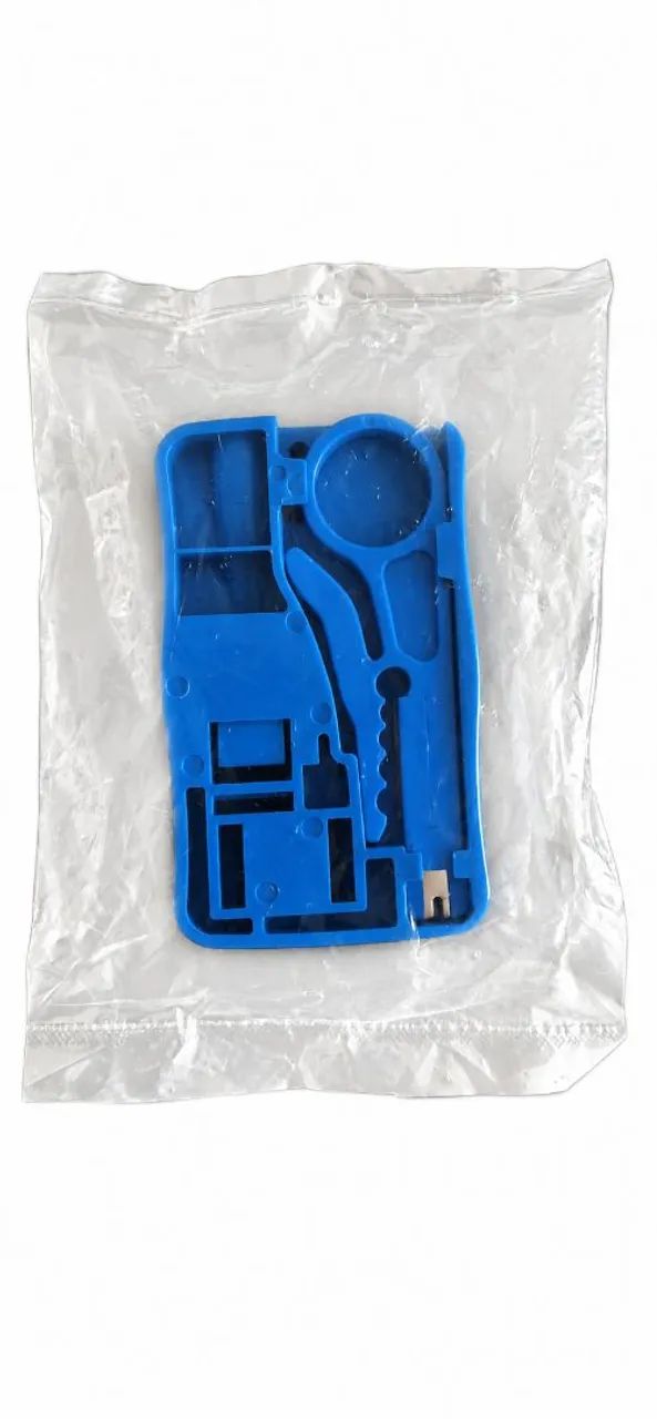 Base de apoio crimpagem rj45 speedlan com ferramenta de inserção - Foto 4