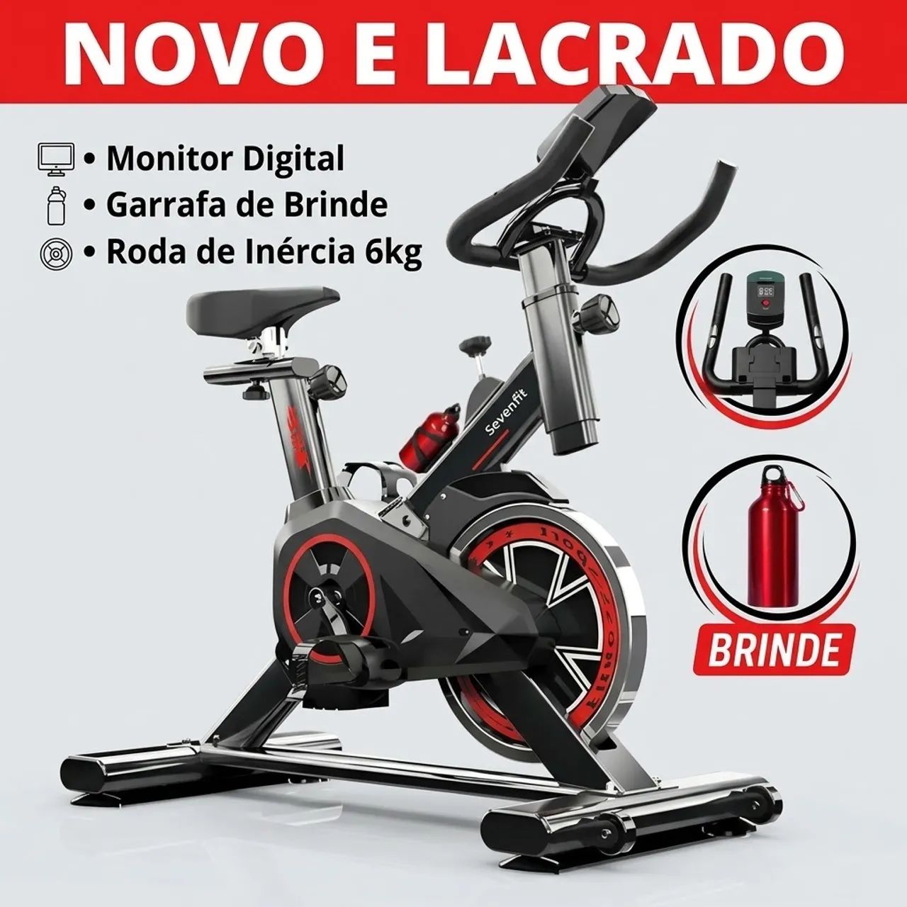 Bicicleta Ergométrica Spinning Sevenfit