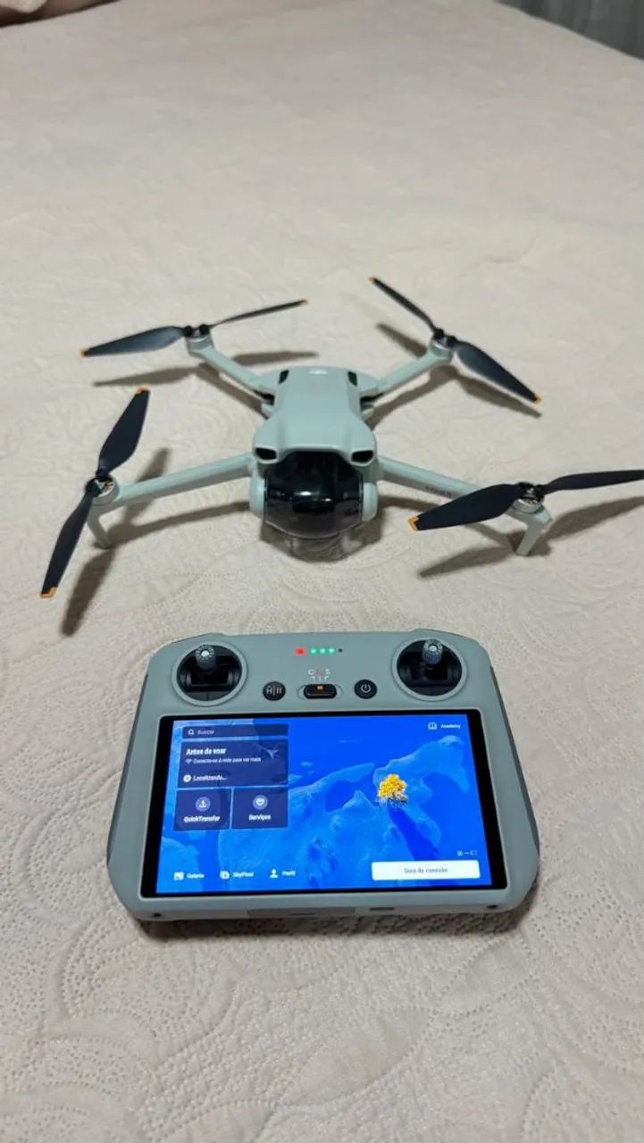 Drone Dji mini 3 controle com tela zerado - Foto 2