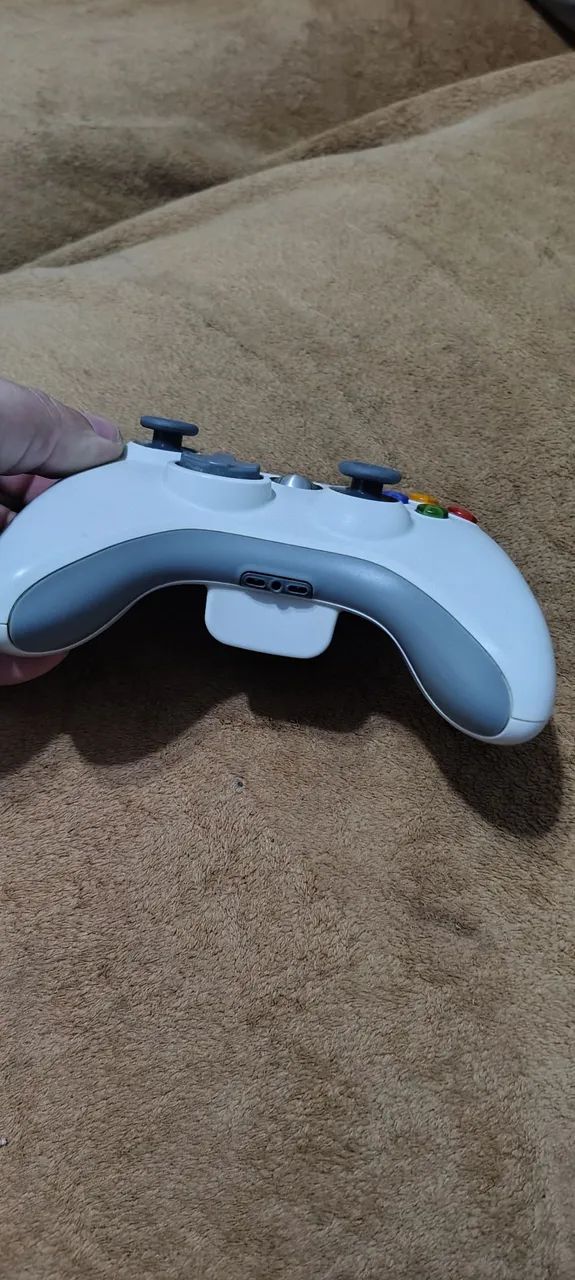 controle de Xbox 360 original branco funcionando  - Foto 3