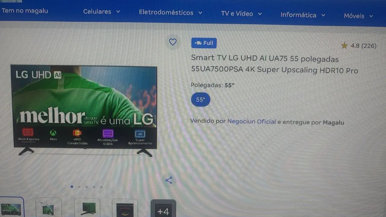 Tv LG 55 polegadas  - Foto 2