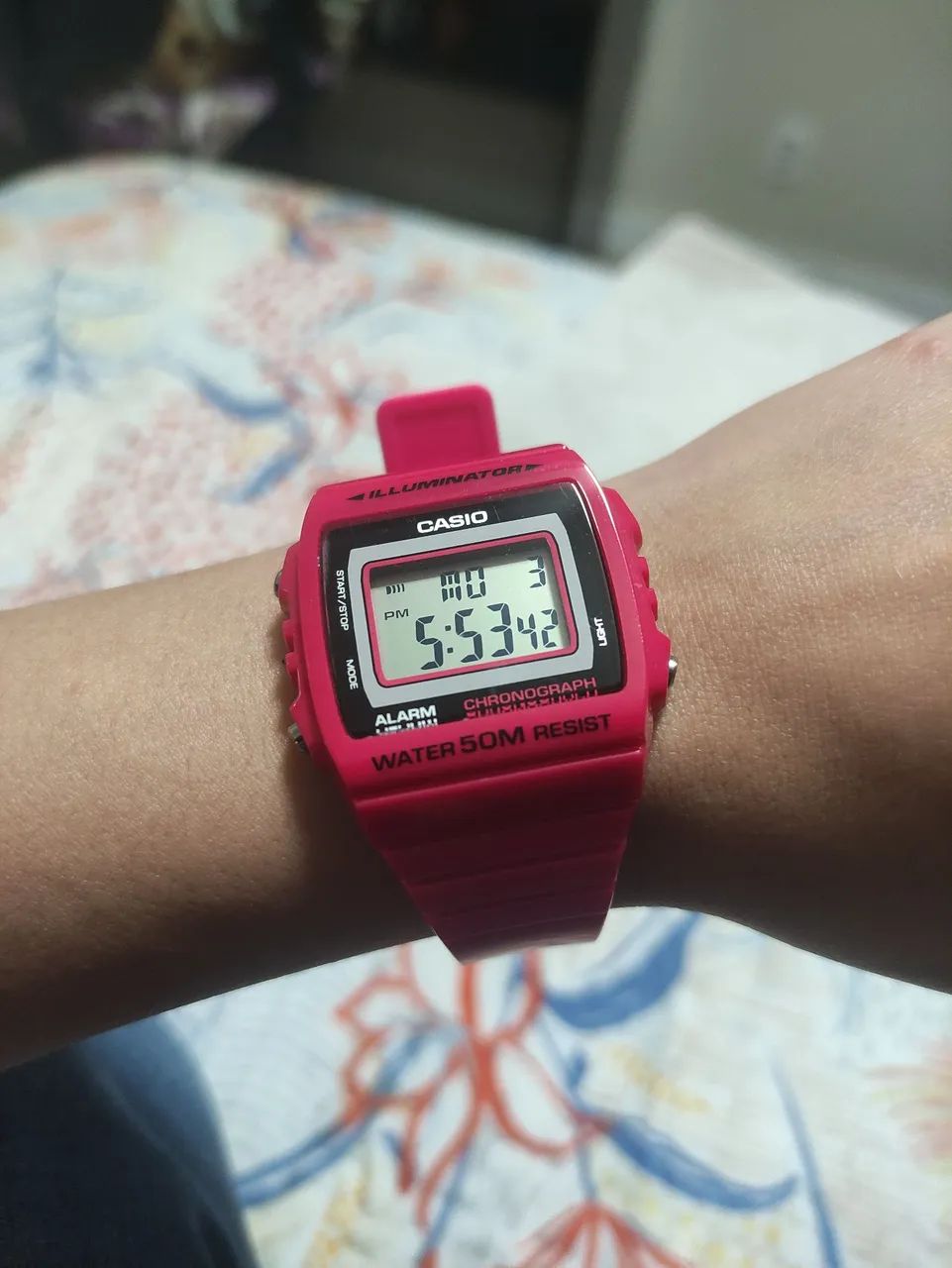 Relógio Casio Illuminator Rosa