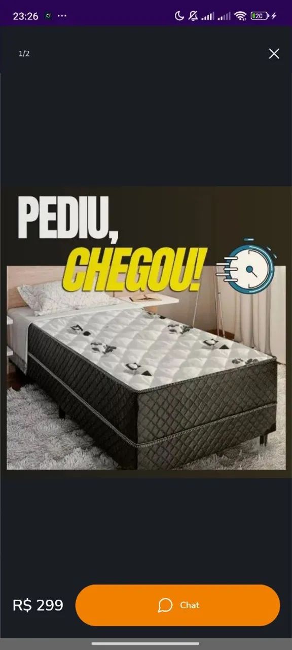 Cama box solteiro e casal novas , frete grátis  - Foto 2