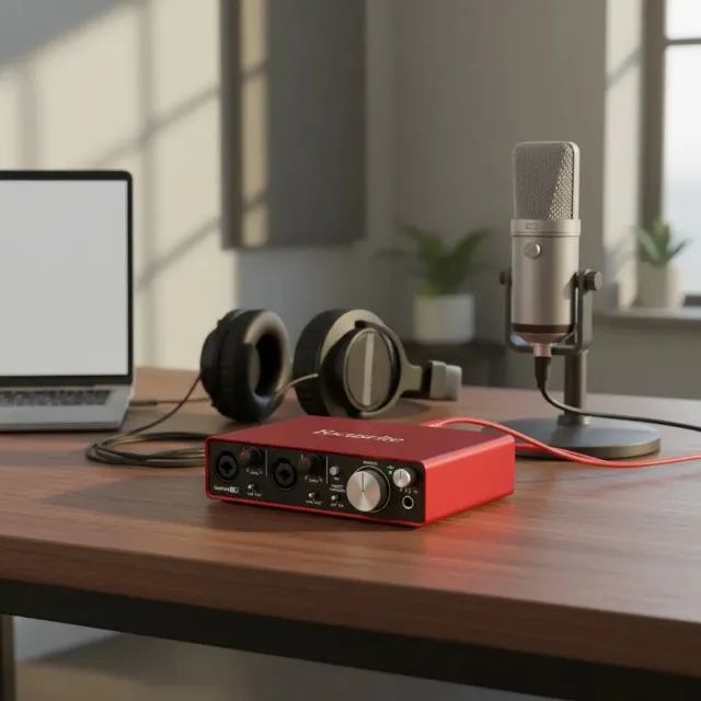 Focusrite Scarlett 2i2 2nd Gen Interface De  Áudio 2 Geração - Foto 4