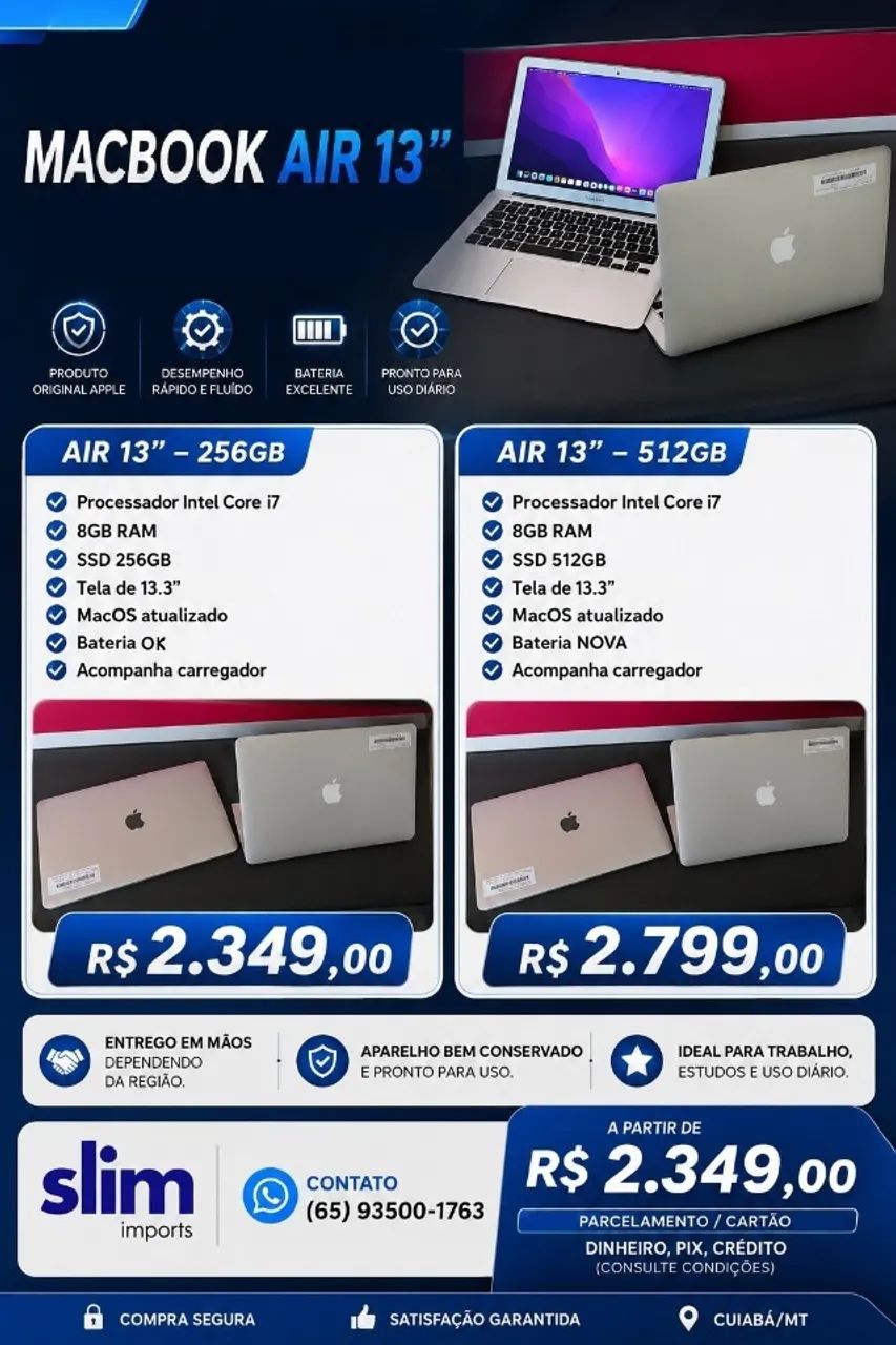 Apple Macbook Air - Notebooks - Morada da Serra, Cuiabá 1501560685