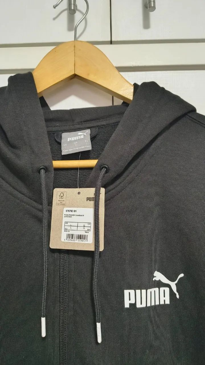 jaqueta de moletom com capuz puma - nova na etiqueta - Foto 2