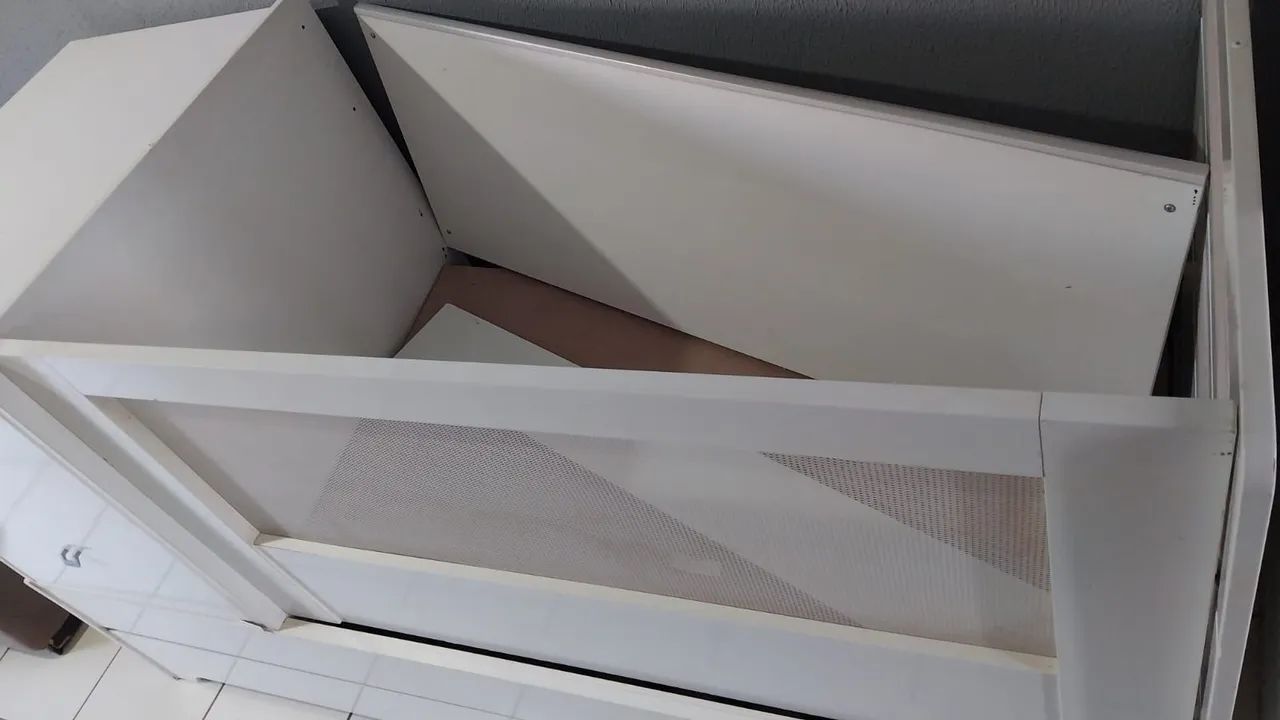Berço com Cômoda e Cama Auxiliar (Bicama) - Semi Novo! - Foto 5