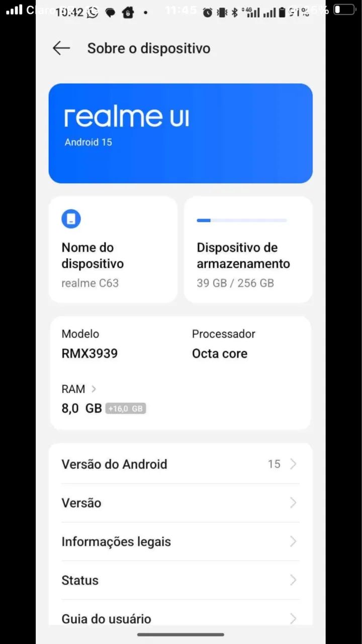 Vendo ou Troco Realme c63  - Foto 4