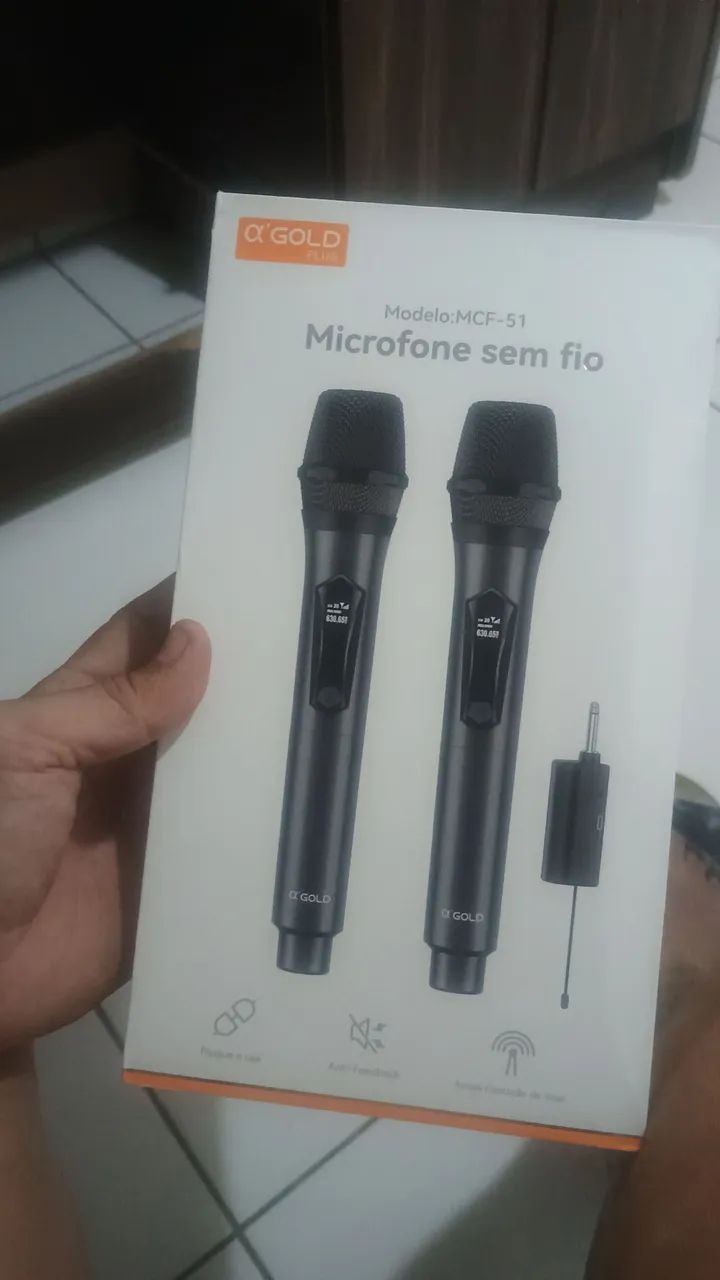 Microfones ? novos 