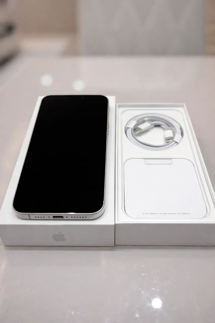 IPhone 15 Pro Max 256GB Branco - Impecável, Completo com Nota