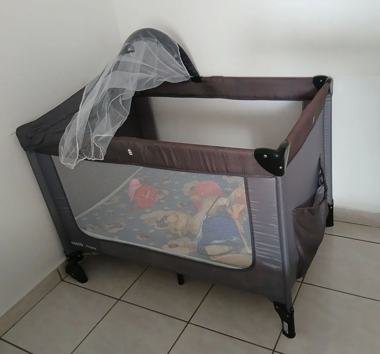 BERÇO CERCADO PORTÁTIL COSCO HAPPY 
