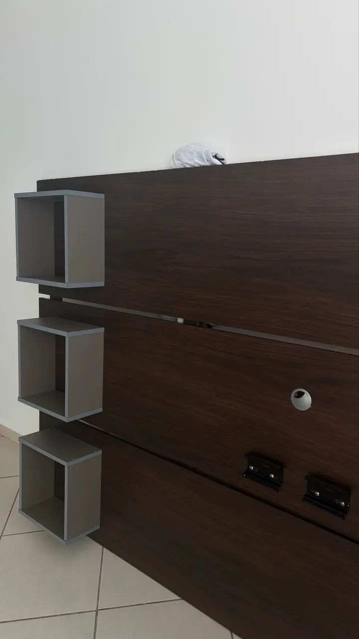 Painel Para TV com Nichos  - Foto 4