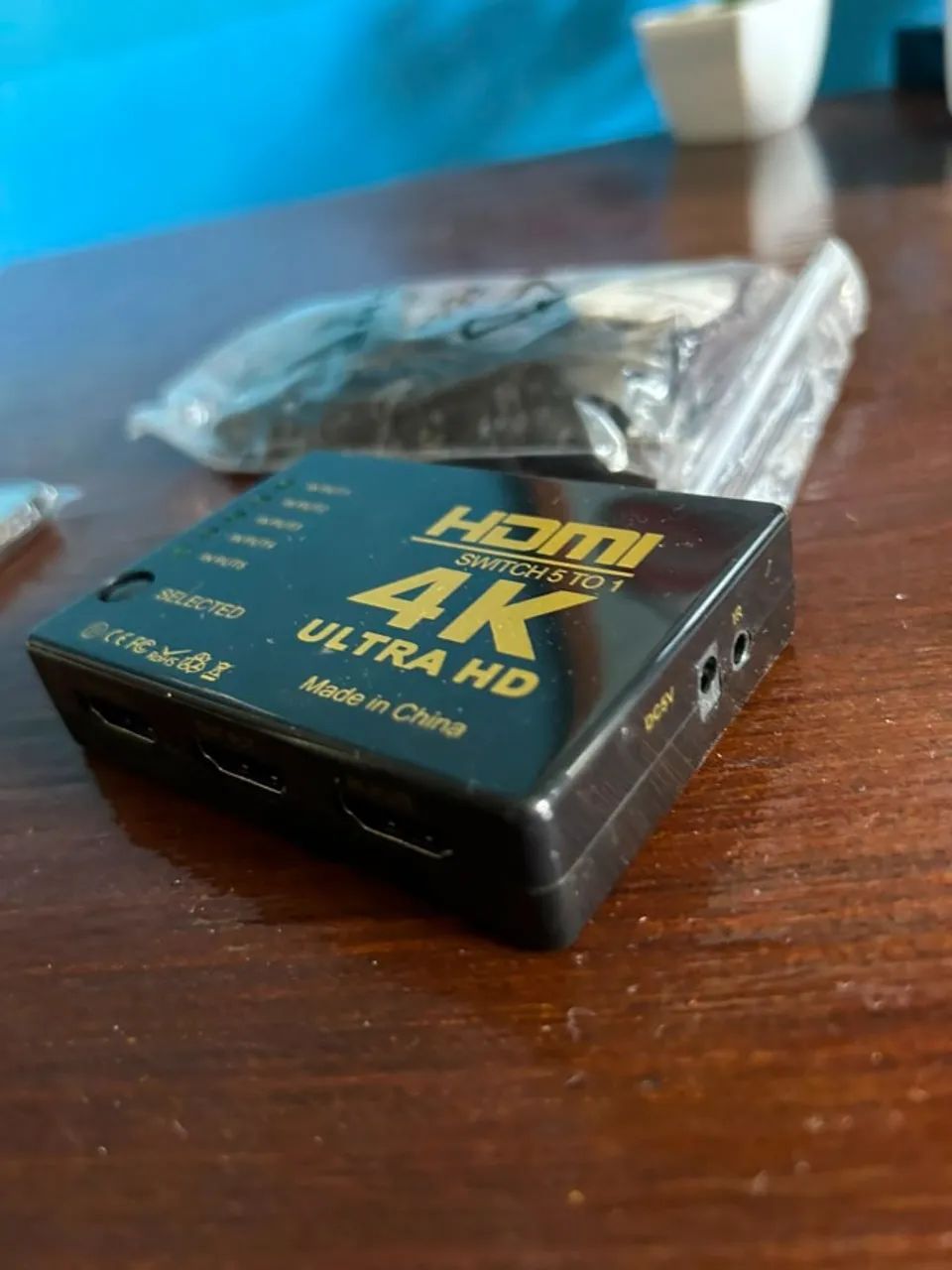 Switch Hdmi Adaptador Hub 3x1 Splitter 4k Com Controle - Foto 4