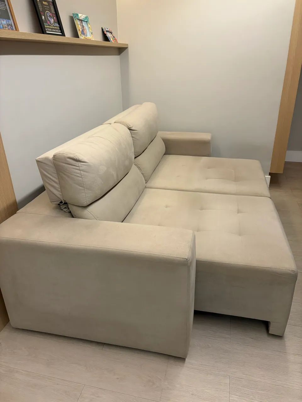 Sofa 3 lugares retratil 2.2m - Foto 3