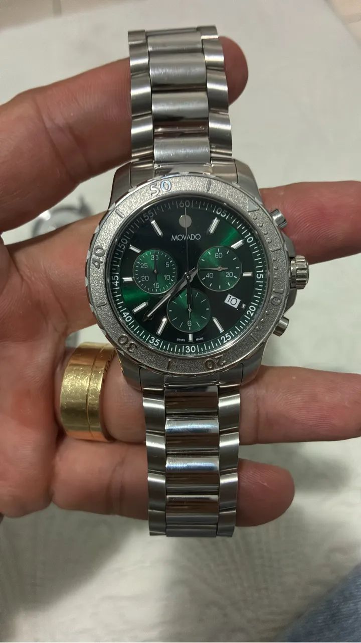 Relógio Suíço Movado cronógrafo !! - Foto 5