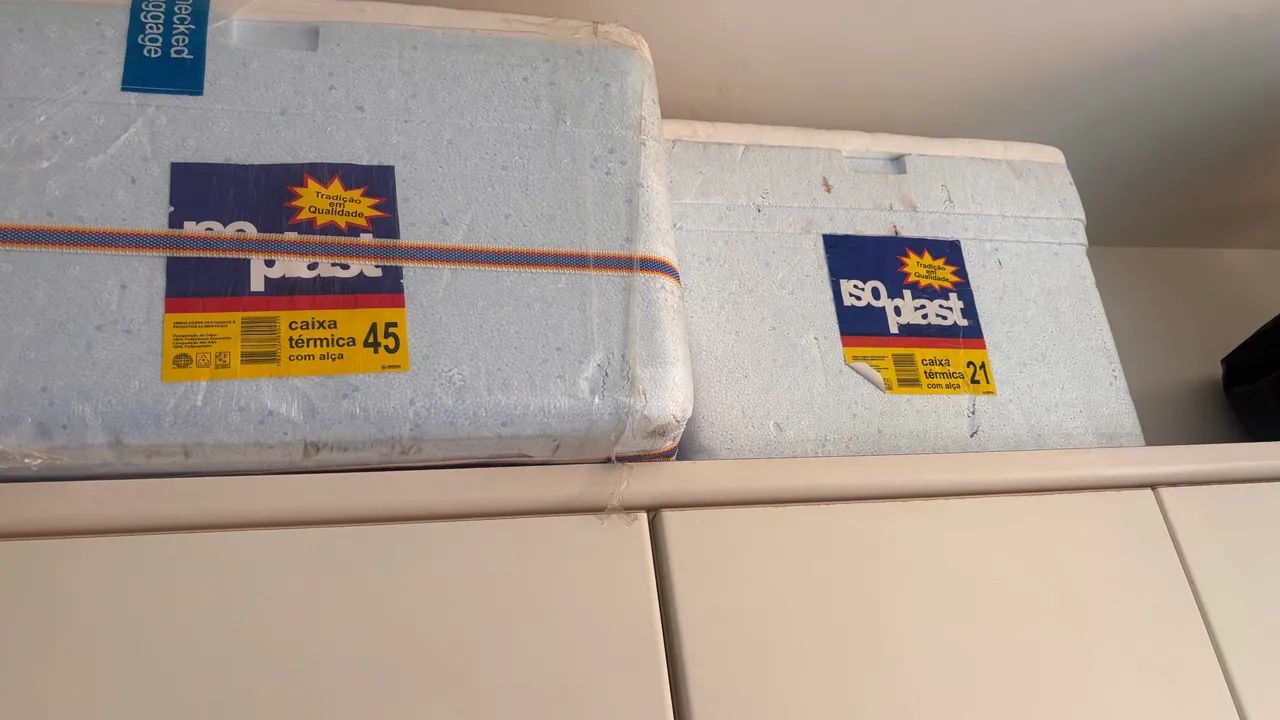 Peixe CAIXA TERMICA Isopor ou Isopores varios lts CADA - Foto 5