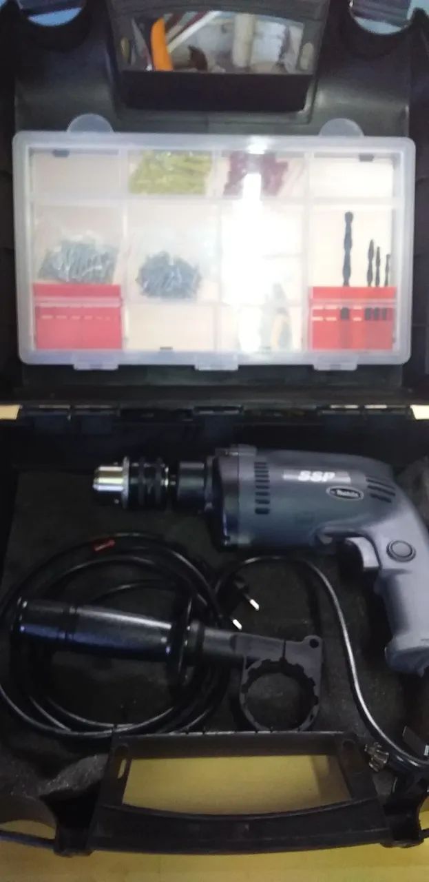 Furadeira makita original ssp 430w nova na maleta  - Foto 3