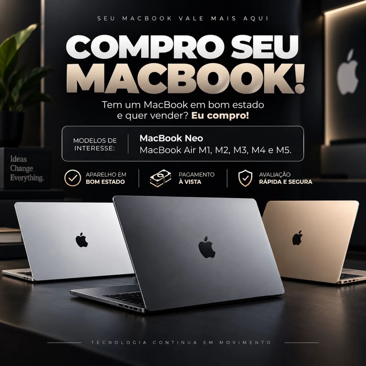 C0MPR0 MacBook em bom estado! 