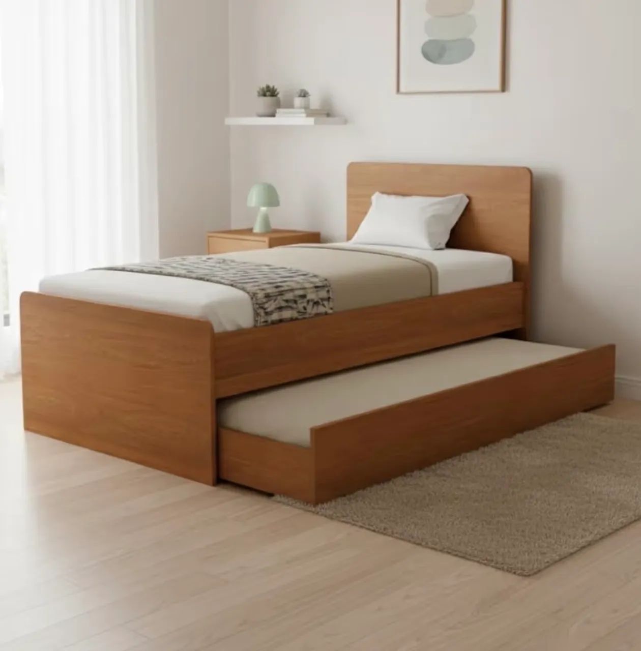 Cama solteiro com bicama mdf - Foto 5