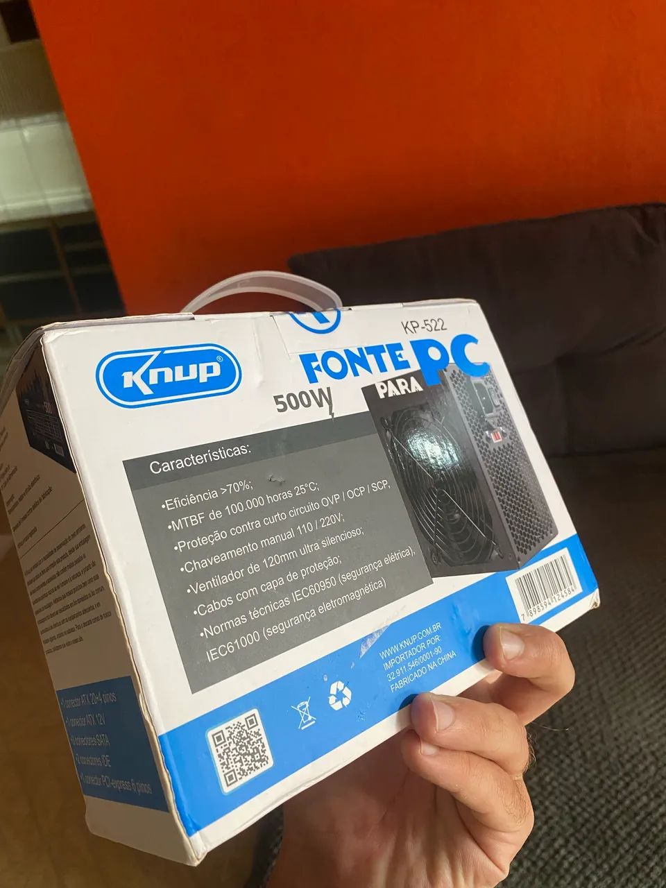 Fonte 500w real - NOVO LACRADO - Foto 2