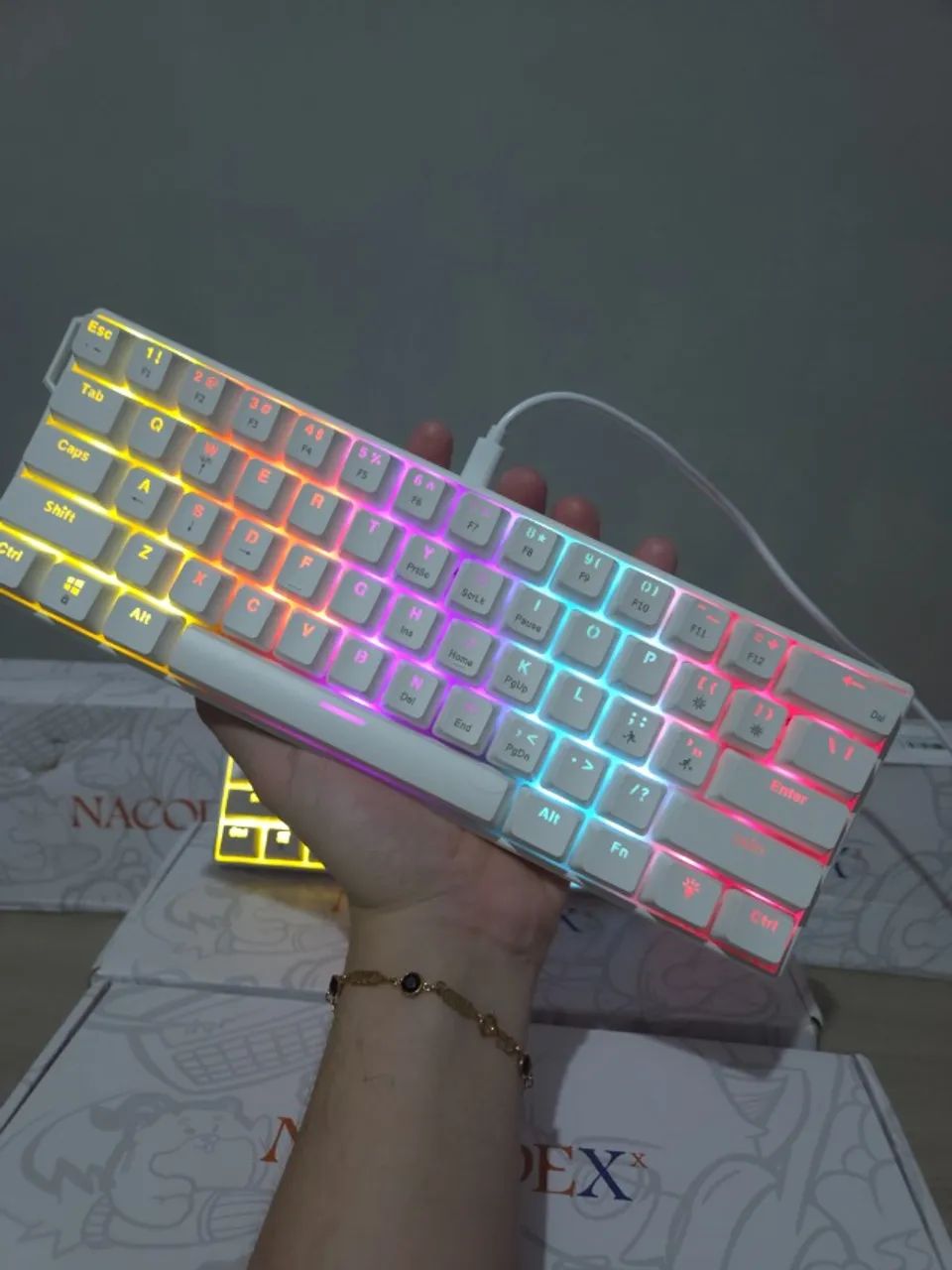 AJAZZ NK61 - Teclado Mecânico 60% Red Switch