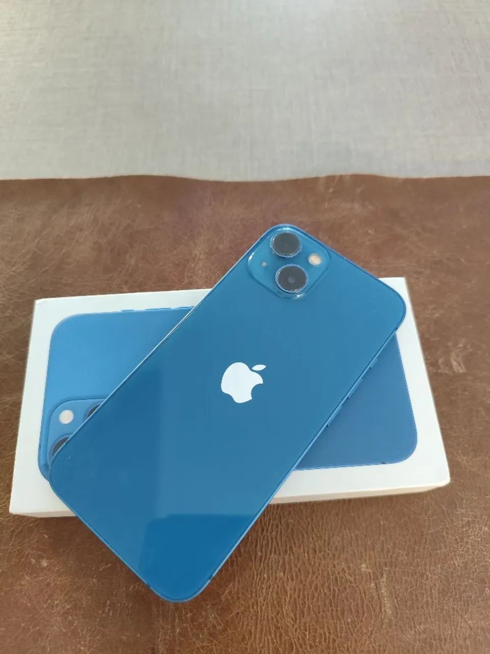 iPhone 13 azul 128gb 100% original - Celulares e Smartphones