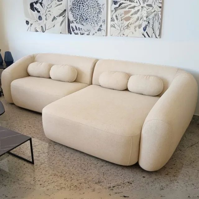 Sofá Living Chelles 2,40 m Linho   Produto Novo!  Pronta Entrega!