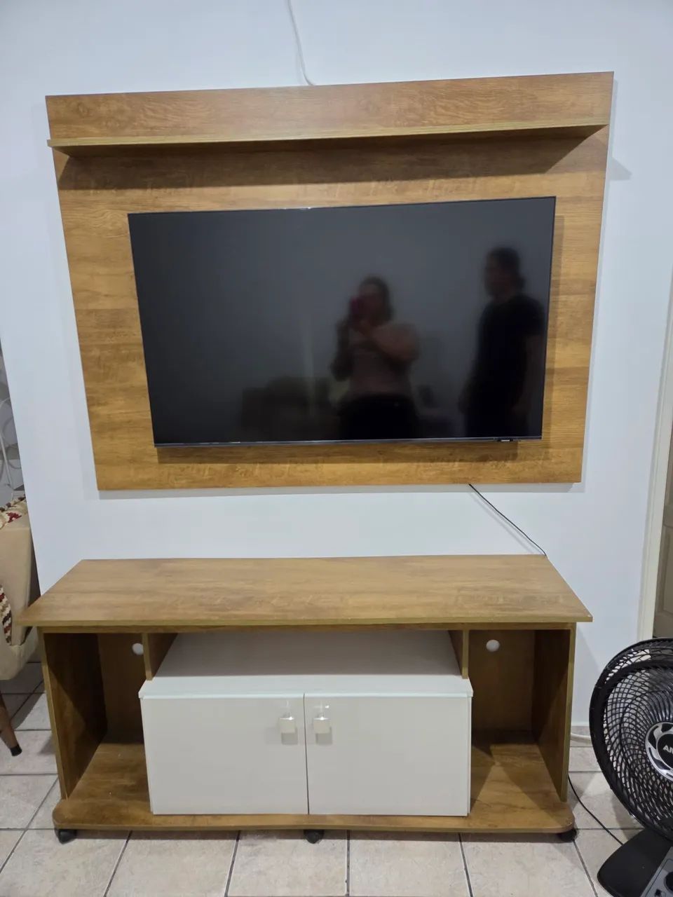 Rack e Painel (Conjunto) em bom estado - Foto 2