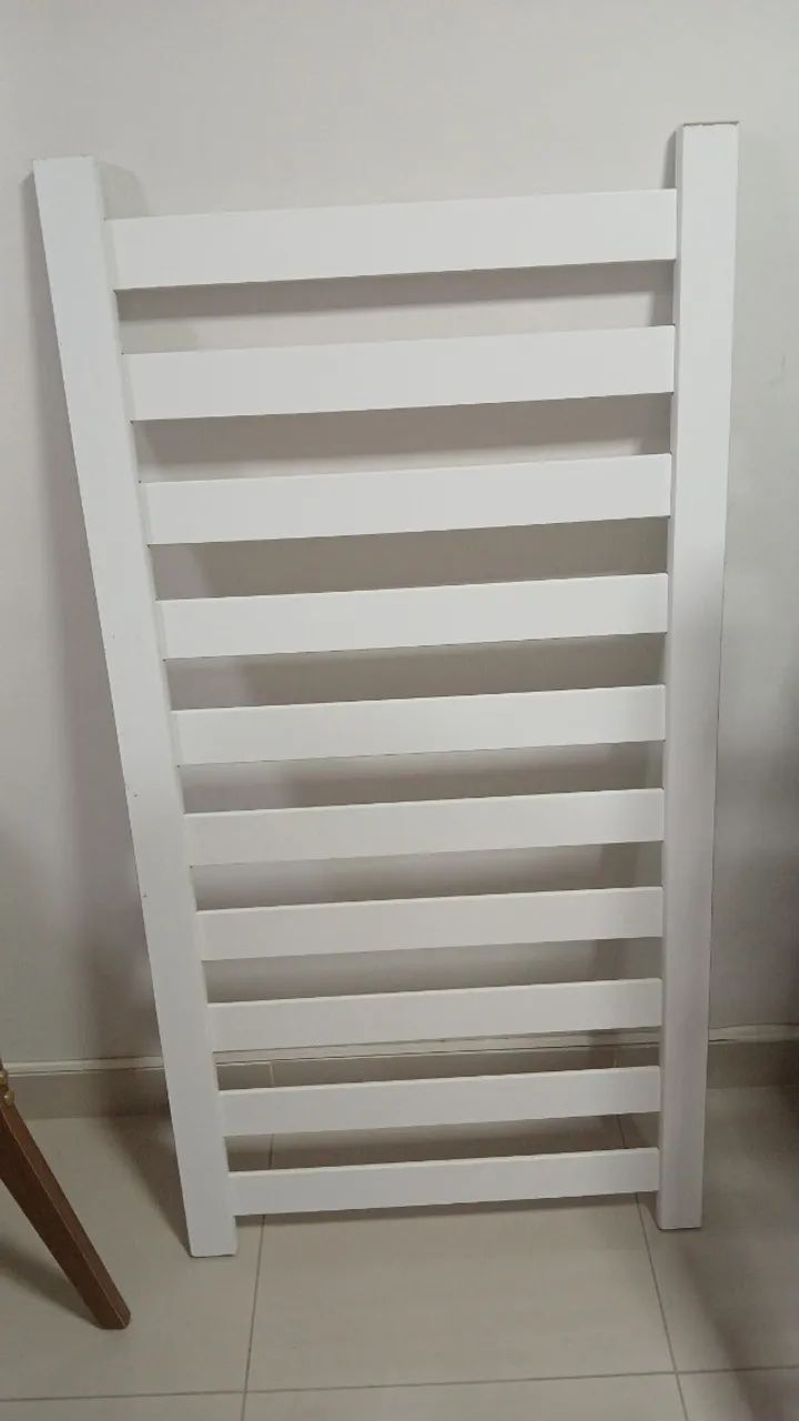 Grade de berço reler New Classic branco americano)