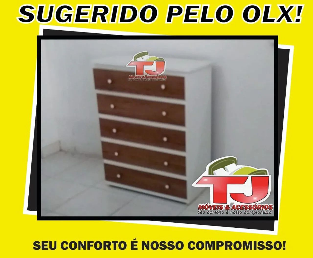 CÔMODA AMADEIRADO 