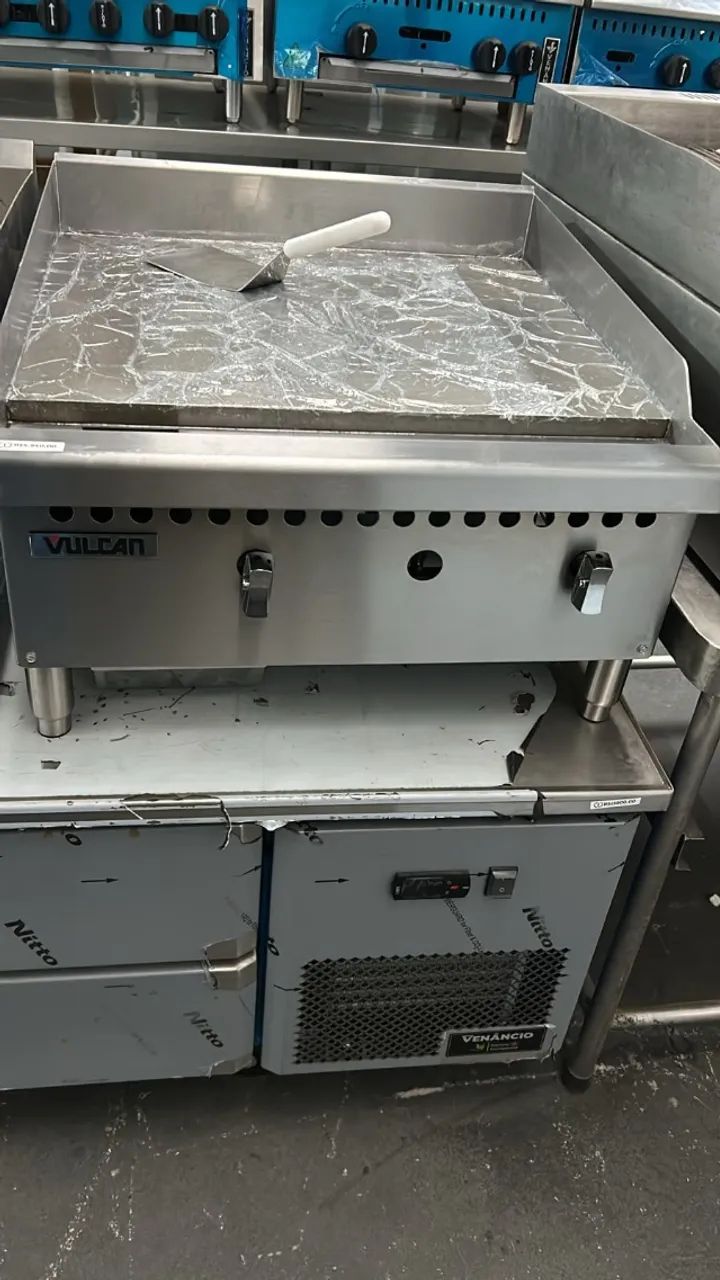 CHAPA VULCAN 60 CM A GÁS - IMPECÁVEL! - Foto 4