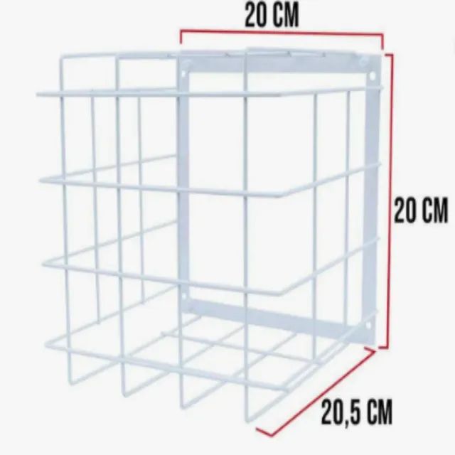 Grade de Proteção Reforçada 20x20 para Câmera de Segurança e Refletor - Foto 2