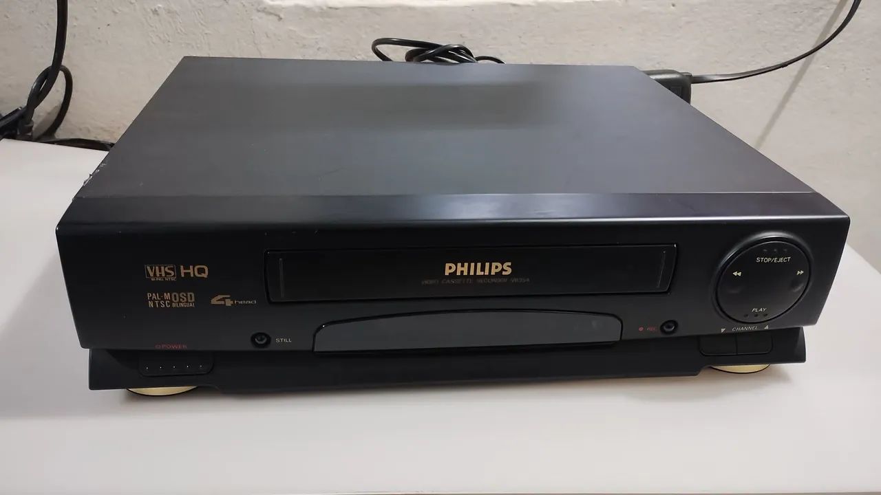 Vídeo cassete Philips aparelho sem controle 