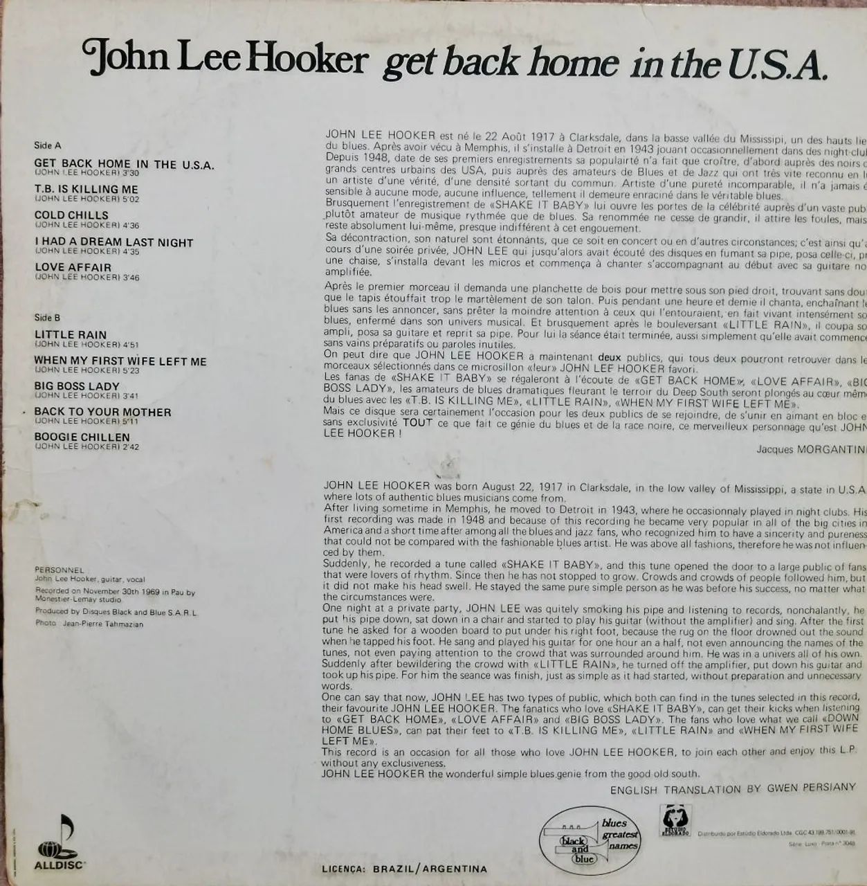 Disco Vinil John Lee Hooker  - Foto 2