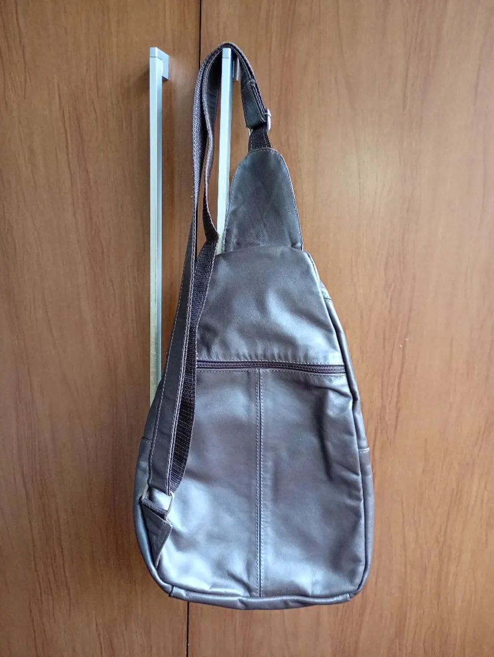 Bolsa transversal em couro legítimo  - Foto 2
