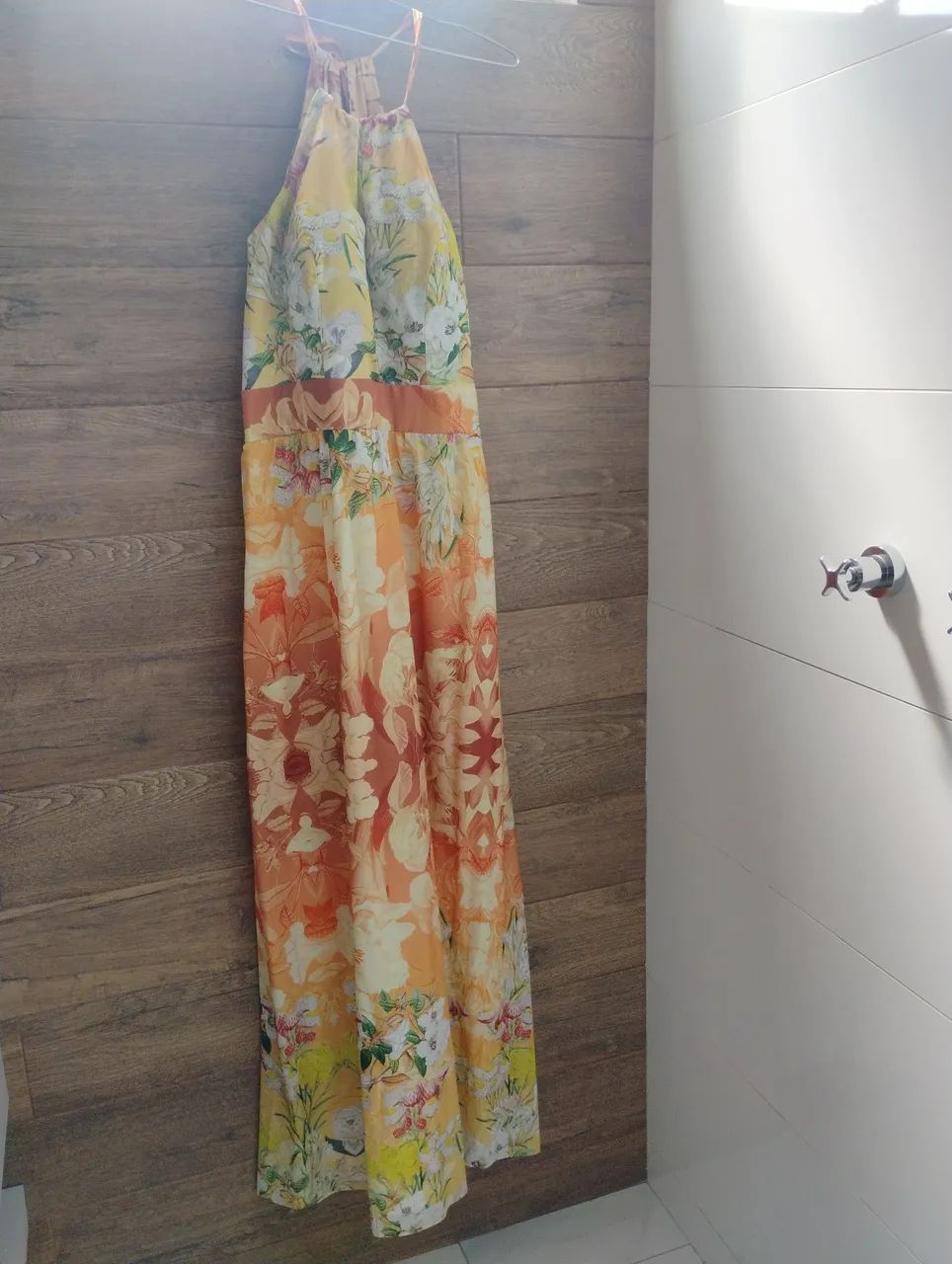 Vestido longo floral