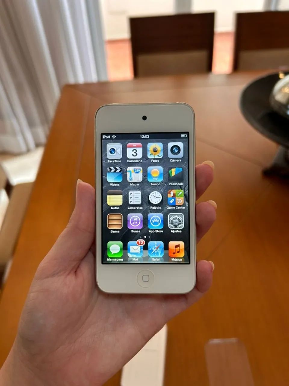その他 iPod touch iPod Touch 8GB 4ª geração - Apple - prata - com caixa original