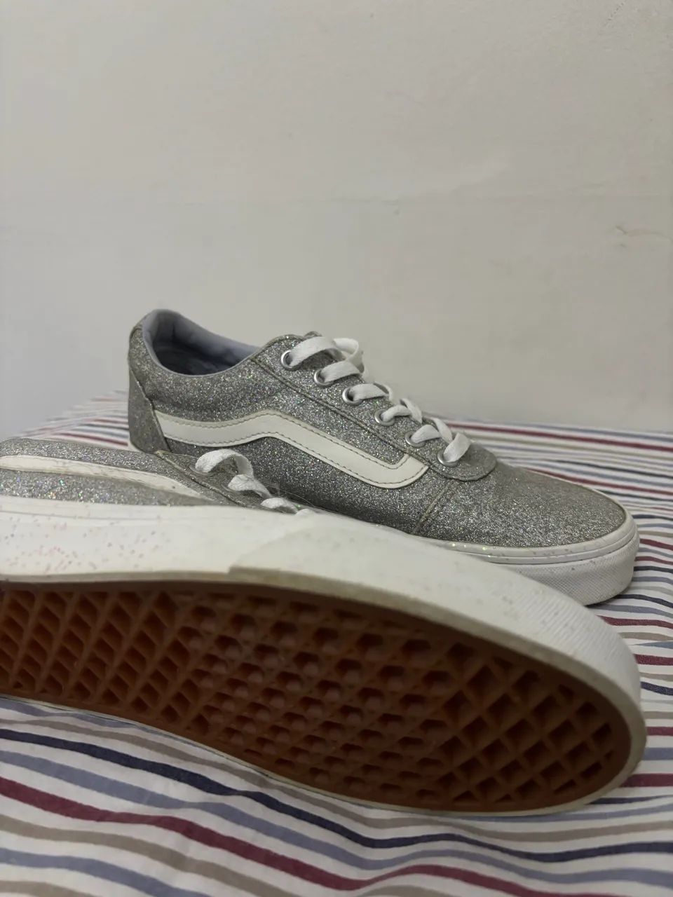 Tênis Vans Ward Glitter Sidewall 