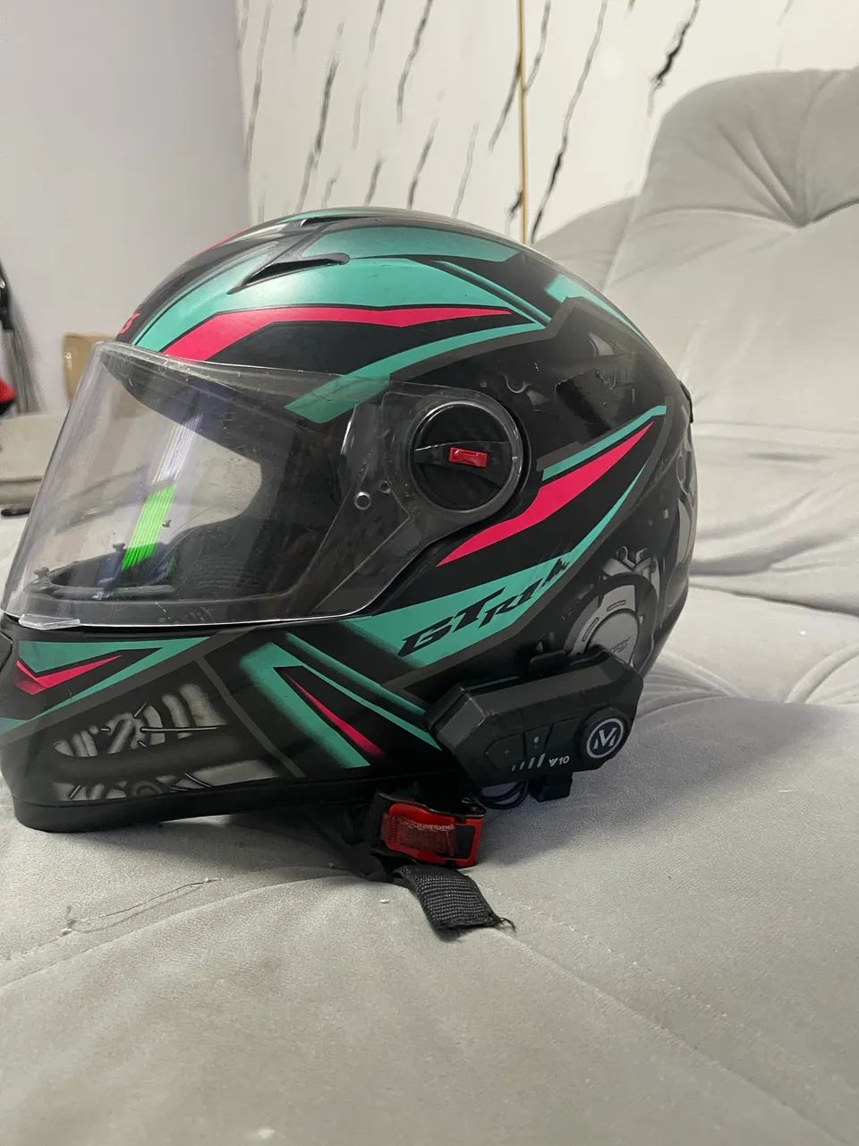 CAPACETE FW3 + INTERCOMUNICADOR  - Foto 3