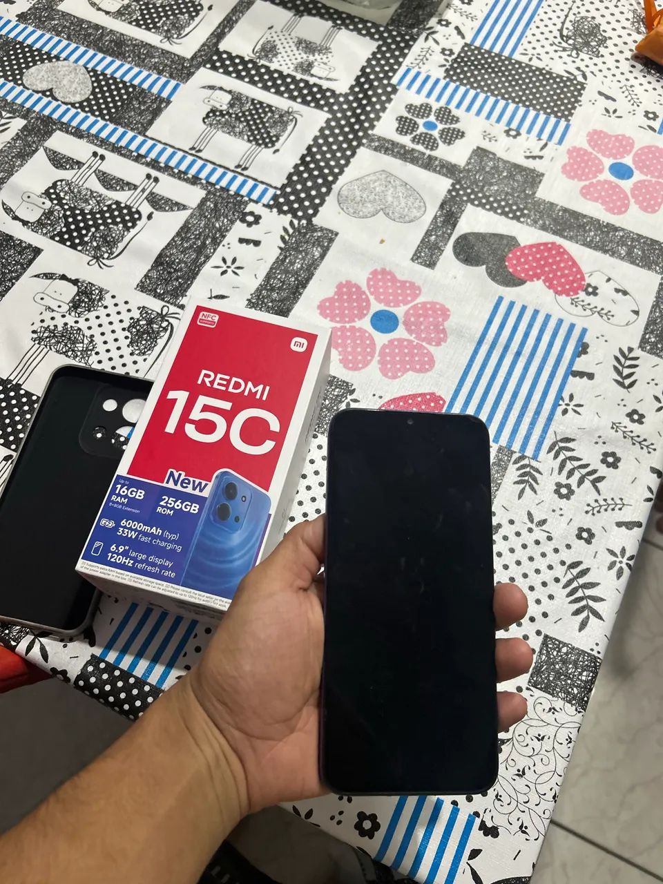 redmi 15c, sem detalhes e arranhões. - Foto 2
