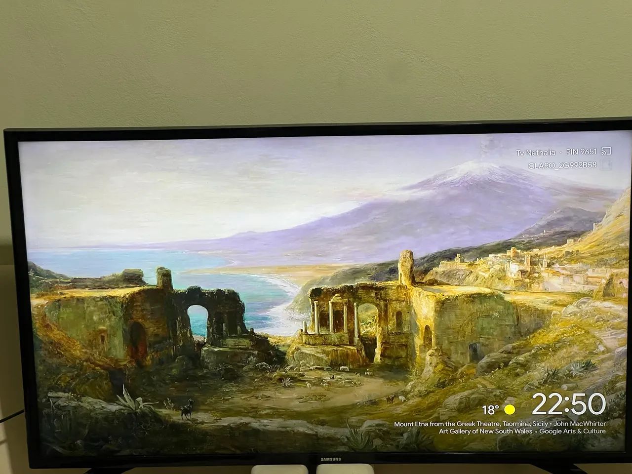 Tv smart Samsung 40 + Google cromecast 