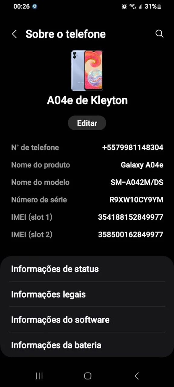 Vendo celular , apenas com trinco na tela , funcionando perfeitamente 