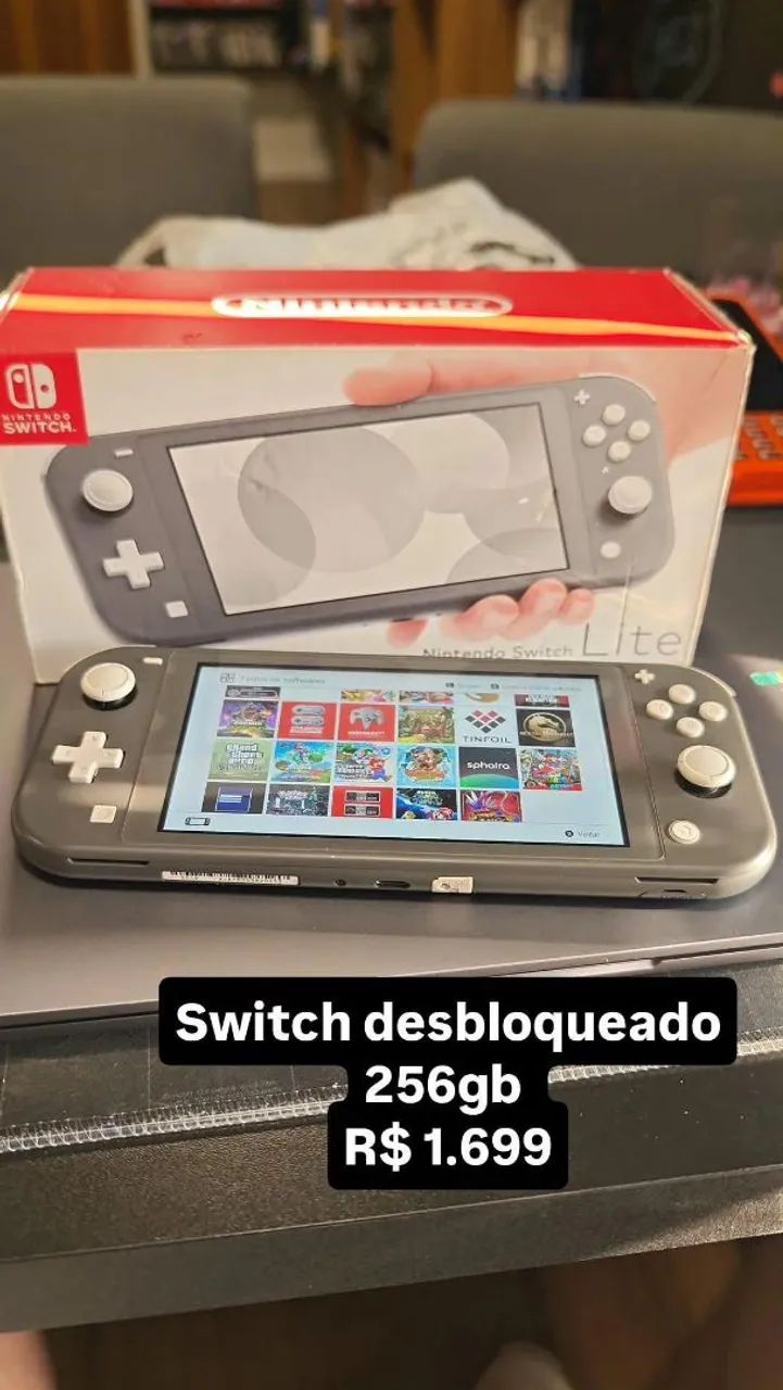 Nintendo switch lite desbloqueado 