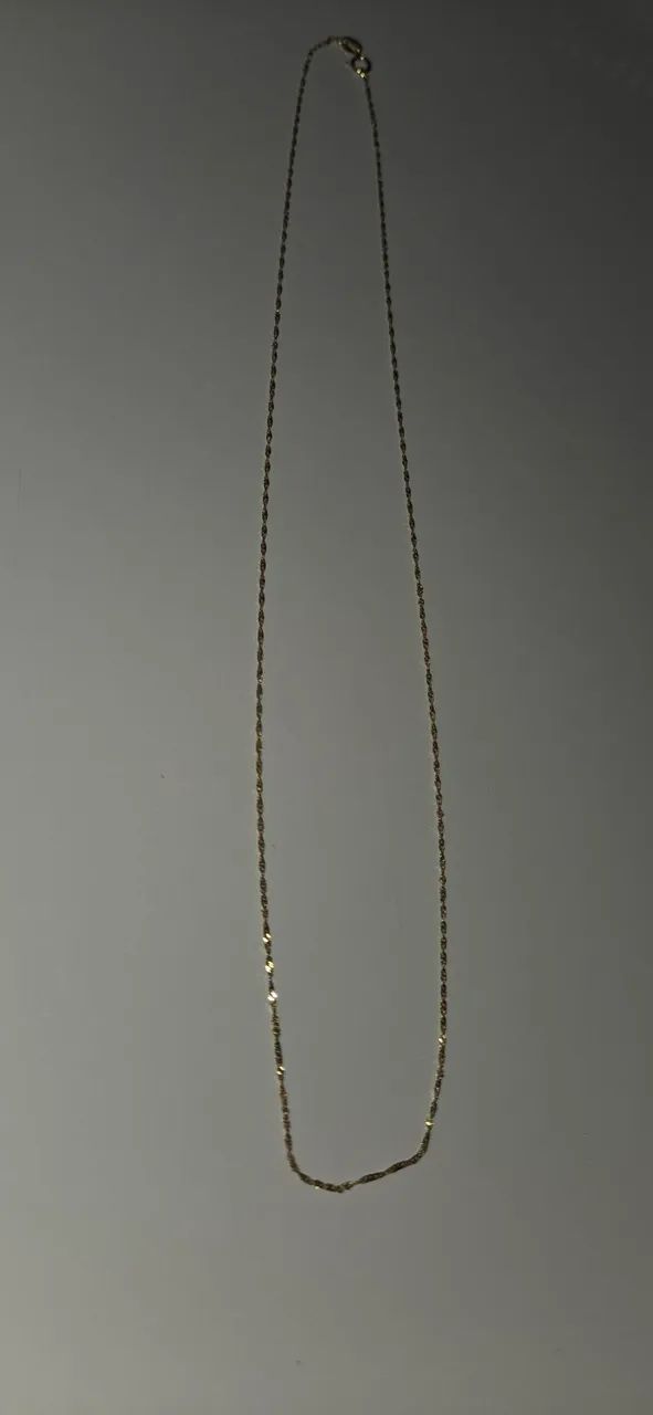 Cordão Ouro 18K 45cm Feminina O.62g - Foto 2