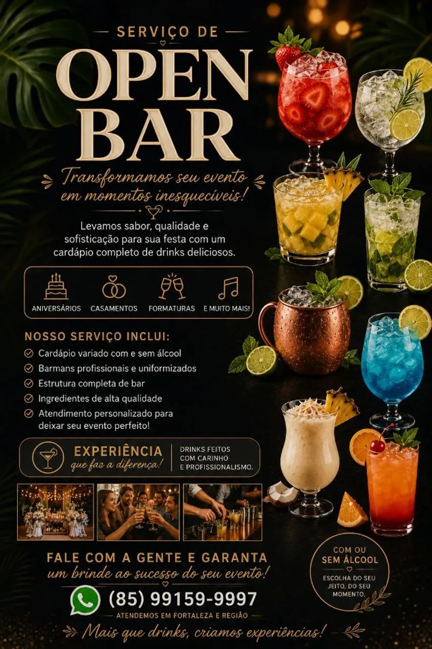 Open Bar Drinks - Aniversarios , Casamentos eventos em geral - Foto 2
