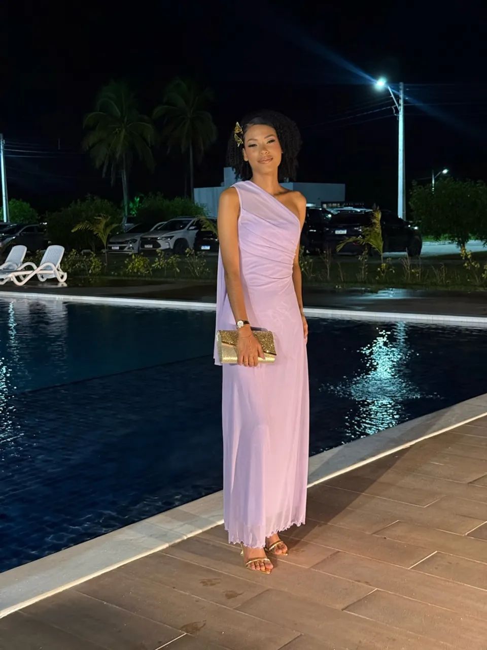 Vestido lilás 