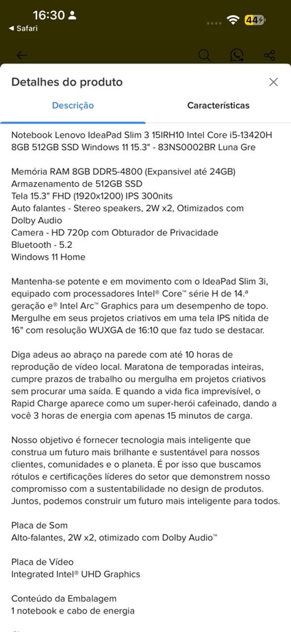 Lenovo IdeaPad Slim 3 15IRU10 - Foto 5