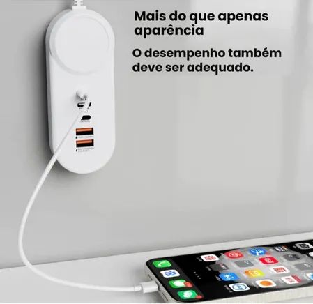 HUB 5 PORTAS 25W LUATEK LK-7652 (PORTAS: 2 USB 1 LIGHTNING 2 TIPO C) - Foto 2